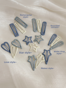 Womens Star Hair Clip Side Bangs BB Clamp Hair Accessories Childrens Headwear Fresh out New Fashion Korean Style LWN-7786-FJ