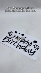 Premium Stickers Happy Birthday Graduation Wedding Party Bobo Balloon & Mini Decoration