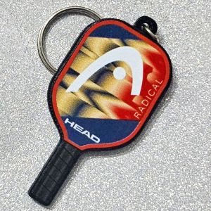 Pickleball Paddle Keychain