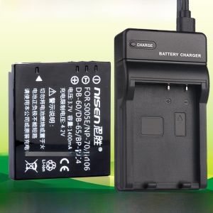 Pin Máy Ảnh Kỹ Thuật Số Pentax D-LI106 MX-1 MX1 Samsung IA-BH125C HMX-R10 Bộ Sạc Pin Máy Quay Video USB 1400mAh