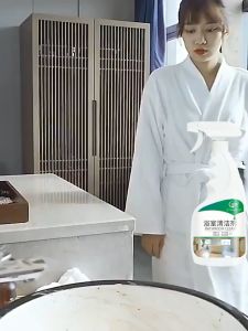 Floor care for 50 years⚡️Bathroom cleaner 500ML bottle deep stain remover water stain removal cleaning tile glass ceramic stainless steel porcelain tiles cleaner stain remover foam stain remover bathroom cleaner bathroom toilet stain remover solution