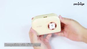 PeriPage A3X Mini Portable Thermal Printer Bluetooth 203dpi Pocket Photo Wireless Barcode Maker A3X Mini Pocket Thermal Printer Impresora A3 Mini Printers - Lazada