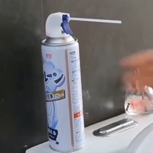 Chai xịt bọt tuyết vệ sinh bồn cầu nhà tắm đa năng bình xịt tẩy rửa toilet loại bỏ vi khuẩn vết ố vàng