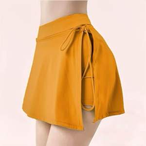 Rok Skirt Korean Serut Belah || Rok Olahraga Aerobic Senam Tenis