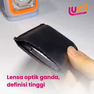 Kaca Pembesar LED 4B-3 Kartu Nama Lensa Optik Akrilik Portabel Kartu Lampu Led Persegi Panjang Ultra Tipis/ Thin Rectangular