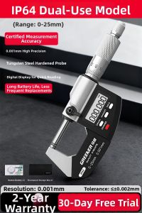 High Precision Digital Outer Diameter Micrometer