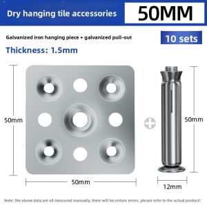 LASH | Stainless Steel Dry-Hanging Tile Accessories Rock Plate Fixtures Marble Wall Mounting Fixtures