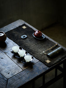 MIBAIYANWU | Bàn Trà Tay Làm Từ Lụa Mây