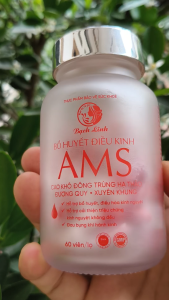 Bổ Huyết Điều Kinh AMS Bạch Linh - Thực phẩm bảo vệ sức khỏe 60 Viên