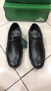 GATS GI 7211 Hitam- Sepatu Kulit Asl1 Sepatu Formal Sepatu Kantor Pria Kekinian 2025 Casual Bisa COD