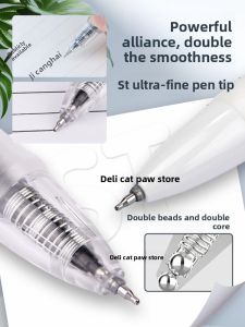 deli | Quick-drying Smooth Writing Ballpoint Pen