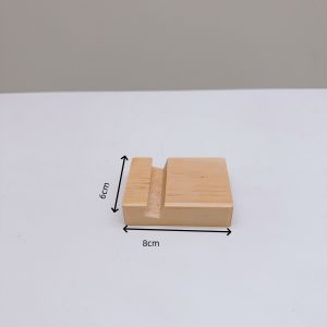 Mobile phone stand desktop solid wood display piece tablet computer creative portable lazy person storage rack