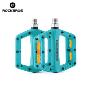 ROCKBROS แป้นถีบจักรยานโลหะเบามากกันลื่นจักรยานพับ MTB คันเหยียบจักรยานแบริ่งจักรยานขยาย