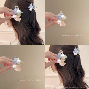 Moonlight and Starry Sky! Korean Ins Style Flowers Small Hair Grabbing Clip! Fancy Fashion Hair Band Side Clip Hair Accessories