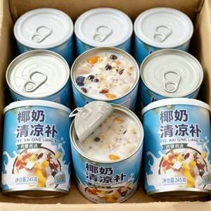 Tasty Nutritious Convenience Substitute Coconut Milk Qingbuliang 8 Cans