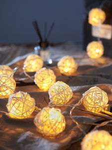 Vine Bal Small Colored Lights Flashing Light String Light Starry Sky Girls Room Decoration Website Red Light Bedroom Layout Star Light String