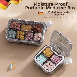 NAIFUNA | Portable Moisture-Proof Large Capacity 7-Day Pill Organizer Small