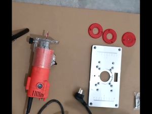 เครื่องมือเราเตอร์อลูมิเนียมสําหรับงานไม้ 4 วงแหวน