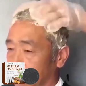 Jaysuing Natural Darkening Polygonum Multiflorum Repair Shampoo Soap Natural Black Hair Moisturizing And Smooth Hair Care Essence Shampoo Soap 100g