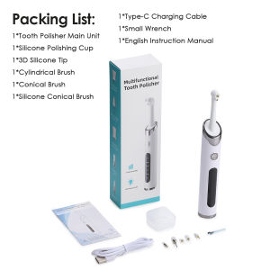 Afdeal | Electric Ultrasonic Dental Scaler 5 Modes Tooth Cleaner Calculus Tartar Remover Teeth Stain Cleaner Oral Care Teeth Cleaning Too