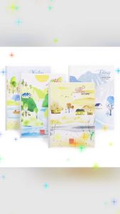 Lốc 5 quyển vở kẻ ngang Pupil Bốn mùa 120 trang B5 Hồng Hà 1001 kích thước 175x250mm