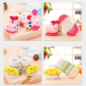 0-24Month Spring Autumn Newborn Baby Socks Soft Cotton Animal Infant Socks For Girls Boys Cute Anti Slip Toddler Floor Sock 2024
