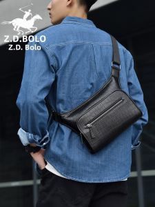 New Genuine Leather Shoulder Bag for Men