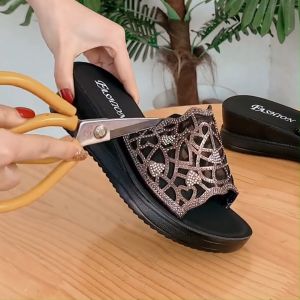Sandal Wedges Wanita // Sandal Wanita Andin Model Calbi