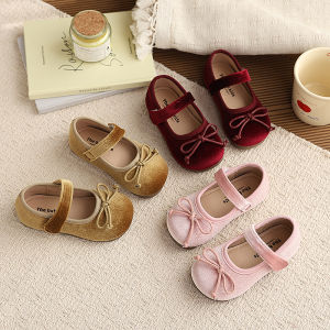 Baby Mary Jane Sweet Suede Soft Sole Single Shoes