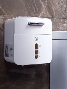 Paper Box 2-story bathroom tissue box wall mounted tissue holder with drawers waterproof toilet paper roll paper storage rack 纸巾盒 收纳盒