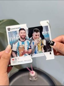 YIRANJIA | Chuỗi Khóa Acrylic Ronaldo Haaland Messi Neymar