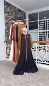 Desain Elegan & Bahan Nyaman: Nadheera Luxury Delica Midi Dress