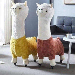 TENGYAGAO | Creative Luxury Alpaca Shaped Stool