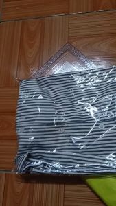 Set đầm sơ mi sọc kèm chân váy đen phối ngoài (kèm video shop quay)