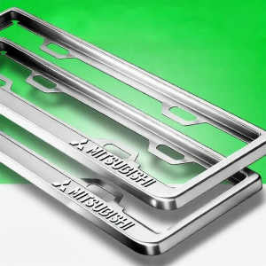 MIAOYUNJU | License Plate Protector Mitsubishi Outlander Lancer Echigo Blue and Green Plates