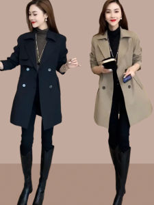 Shalldoer | Spring Autumn New Style Womens Trench Coat Small Size Elegant British Style