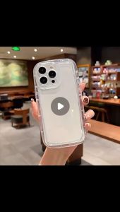 New Simple Clear Soft Case Untuk IPhone X 11 12 13 14 PLUS PRO MAX