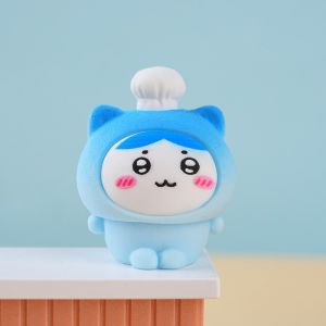 Bandai | Đồ Trang Trí Để Bàn Hình Đầu Bếp Hachiware Dễ Thương Hoạt Hình Dành Cho Phòng Ngủ Nội Thất Ô Tô Đồ Trang Trí Nhỏ Mô Hình Sưu Tầm Của Bandai