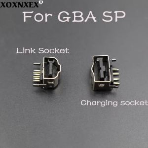 1-10Pcs For GBA SP Charging Socket & Link Socket Port Replacement Repair Parts