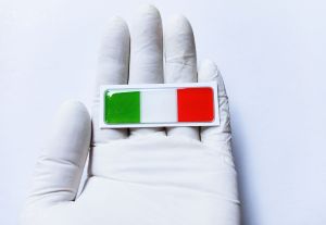 Emblem logo Italy/stiker timbul logo italia