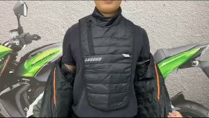 Jaket Pelindung Badan Tahan Angin & Tahan Air Cocok Berkendara