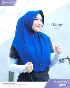 Hijab instan  Happy warna Terbaru ORy By Daffi