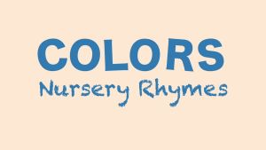 Calis Book Colors Nursery Rhymes