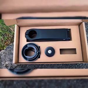 RIRO Ultra-Light Aero Road MTB Thân Xe Đạp Có Góc Nghiêng 10 Độ Đường Kính Kẹp 318mm Hợp Kim Nhôm Định Tuyến Cáp Bên Trong Có Sẵn Trong Kích Thước 80/90mm