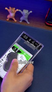 Case Casing HDD SSD Enclosure 2.5 Inch SATA USB 3.0 Transparent