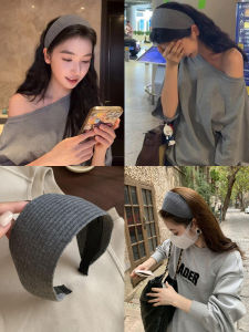 Wide Stripe Face Wash Retro Womens Hairband Jojo Wang Original Design Fresh out Fashion Hair Accessories Hair Bands