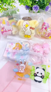 Ziplock Mini Food Storage Karakter Kartun Plastik Zipper Serbaguna Pouch Penyimpanan Makanan Cemilan Transparant Lucu Tempat Aksesoris Kosmetik Mini Anti Air Zipper Organizer Waterproof Travel Cosmetics Makeup Bag avvet