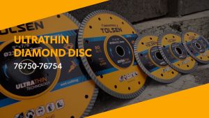 Tolsen Industrial Ultra-Thin Diamond DIsc (4" | 4.5" | 5" | 7" | 9") Tile Cutting