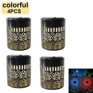 Outdoor LED Solar Peony Flower Lights Solar Powered Outdoor Deck Step Wall Lights for Terrace Courtyard Backyard Garden Decor