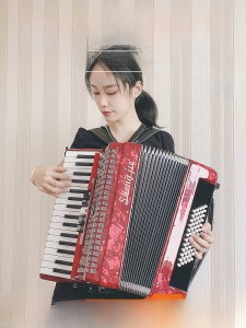 Saint Je หีบเพลงมืออาชีพสําหรับผู้เริ่มต้นและการสอบ 48/60/96/120 เบสสี่แถวคีย์บอร์ด Western Keyboard Instrument